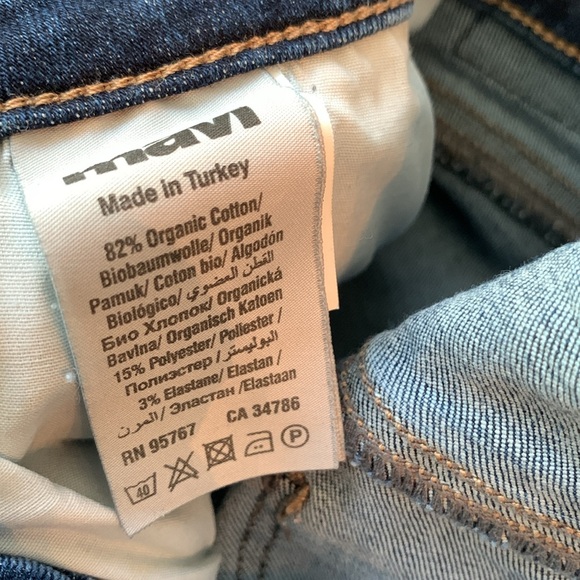 Mavi “Tess” high-rise skinny jeans in medium indigo wash - Picture 5 of 7